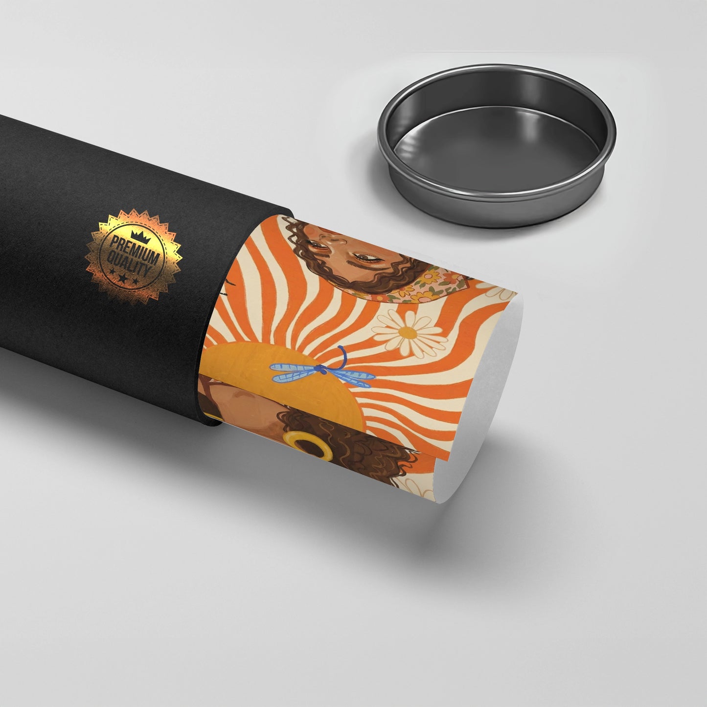 2Retro Boho Sun Girl - Poster