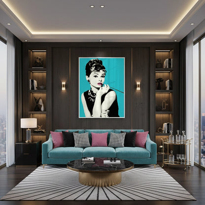 Retro Holly Golightly - Fine Art