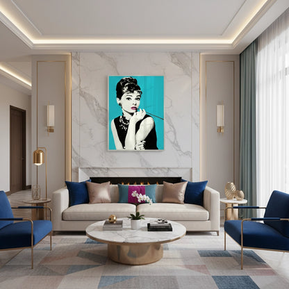 Retro Holly Golightly - Fine Art