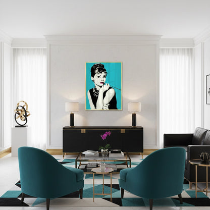 Retro Holly Golightly - Fine Art