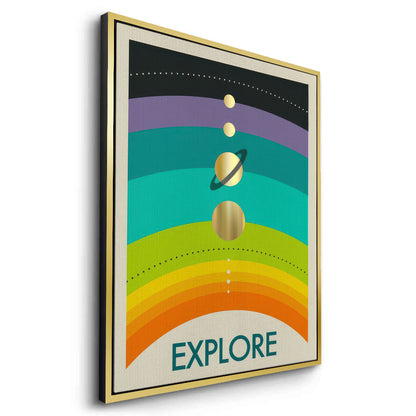 Retro Minimalist Space - Canvas