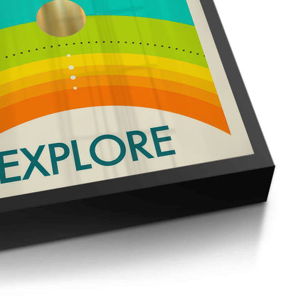 Retro Minimalist Space - Fine Art