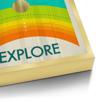 Retro Minimalist Space - Fine Art