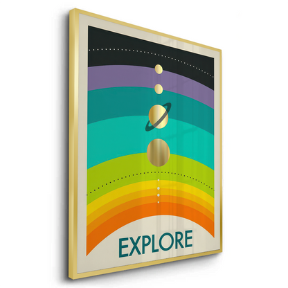 Retro Minimalist Space - Fine Art