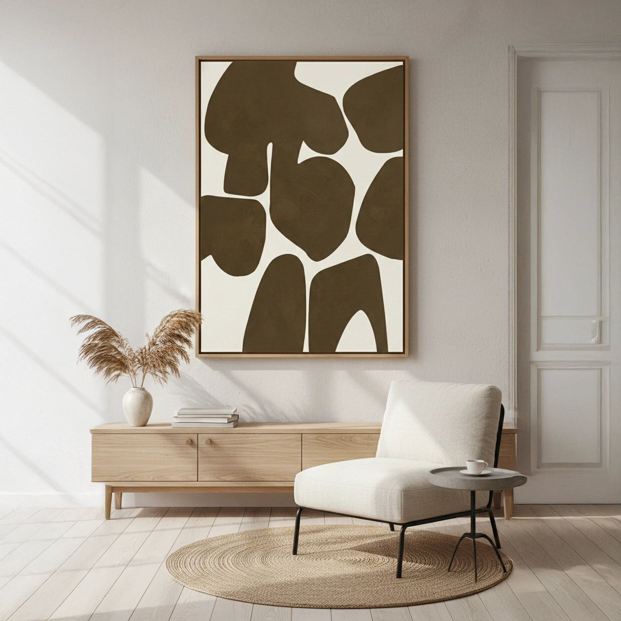 2Retro Neutral Shape Painting #RNSH550