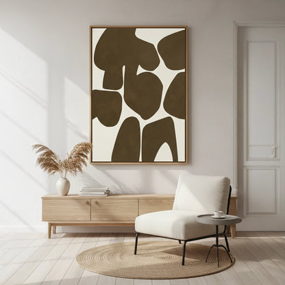 Retro Neutral Shape Painting #RNSH550