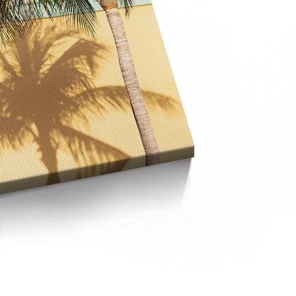 Retro Palm Tree - Canvas