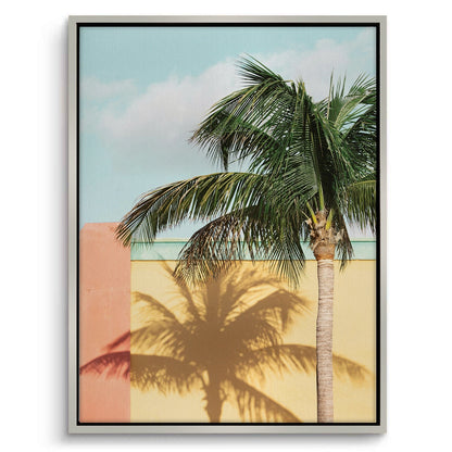 Retro Palm Tree - Canvas