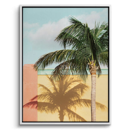 Retro Palm Tree - Canvas