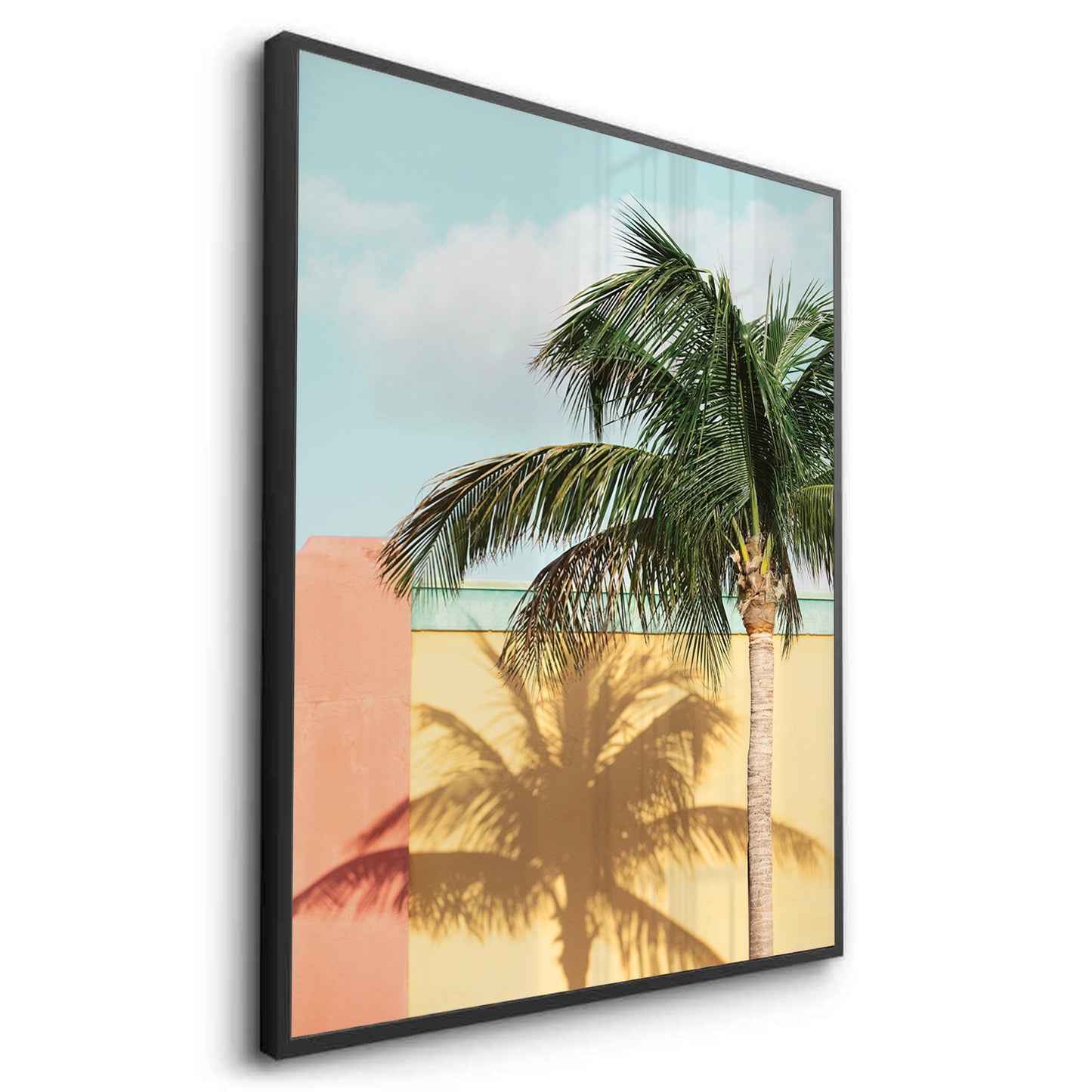 2Retro Palm Tree - Fine Art