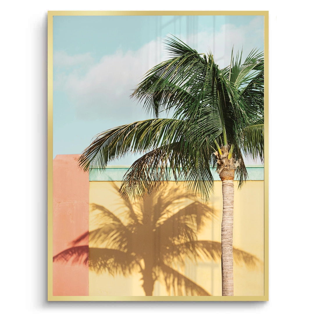 2Retro Palm Tree - Fine Art
