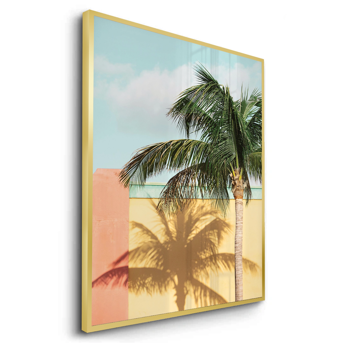 2Retro Palm Tree - Fine Art