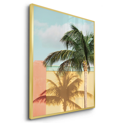 Retro Palm Tree - Fine Art