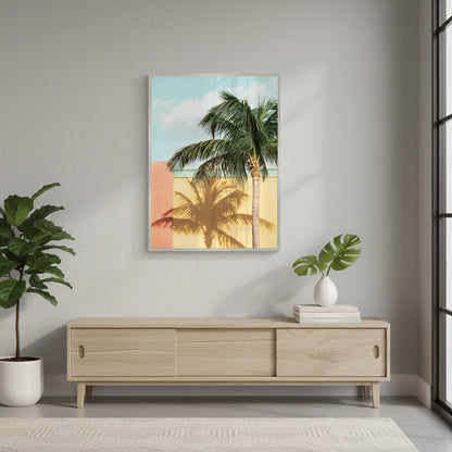 Retro Palm Tree - Fine Art