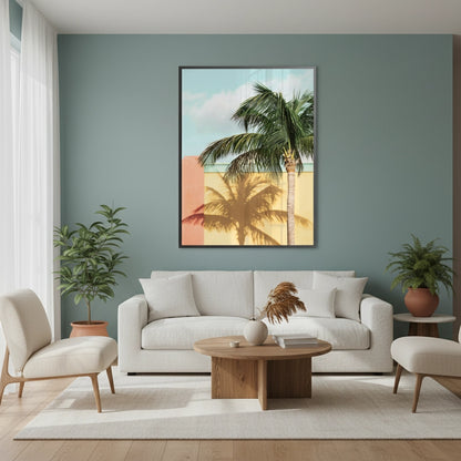 Retro Palm Tree - Fine Art