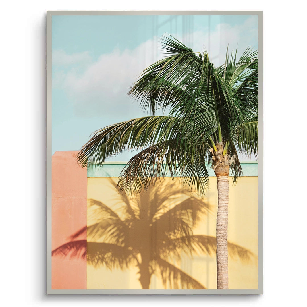 2Retro Palm Tree - Fine Art