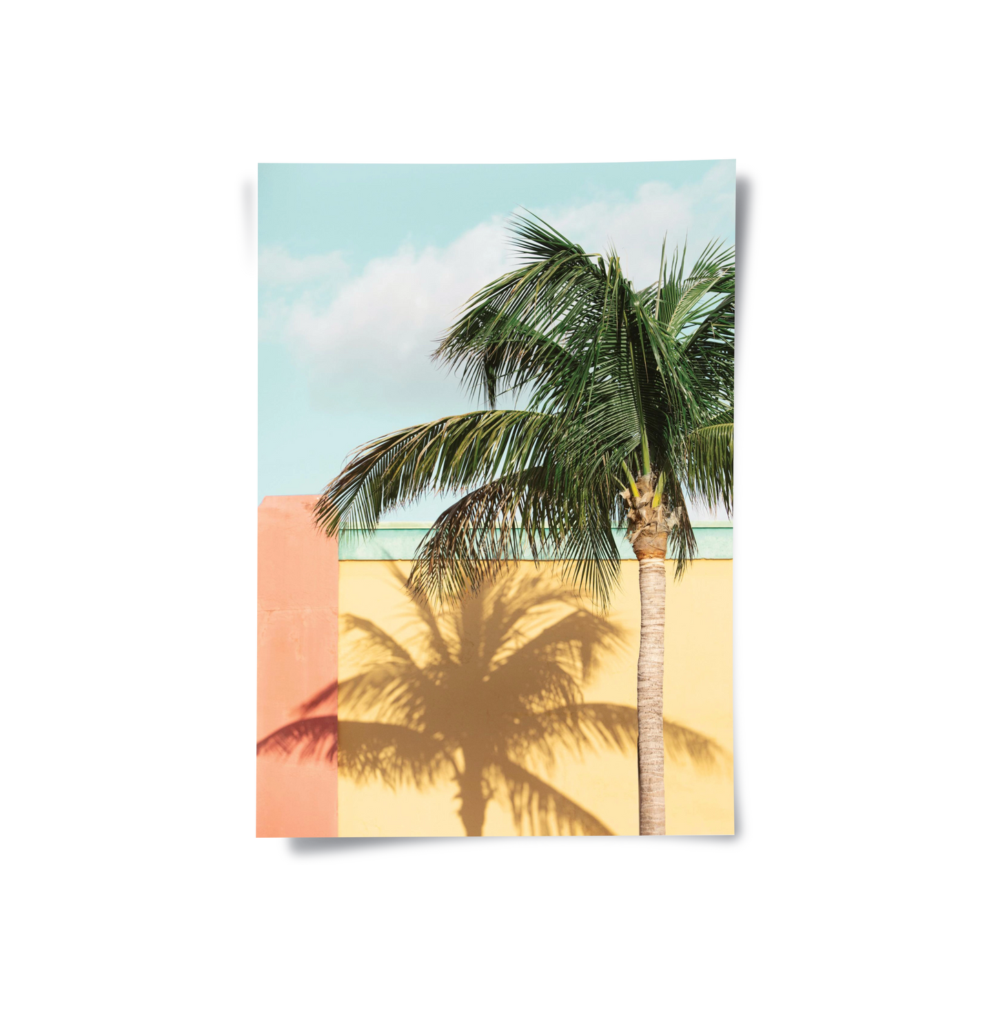 2Retro Palm Tree - Poster