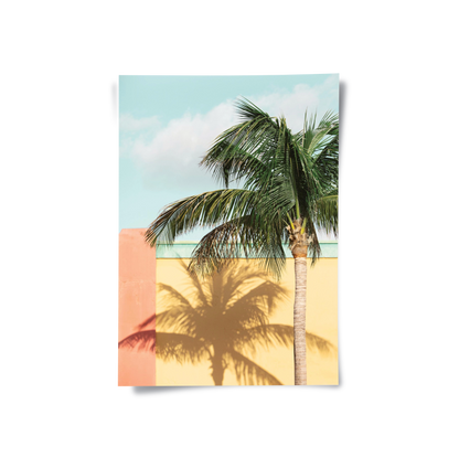 Retro Palm Tree - Poster