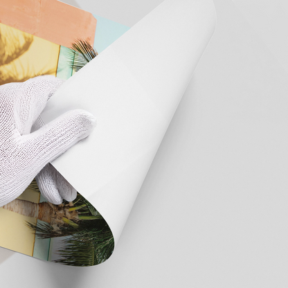 Retro Palm Tree - Poster