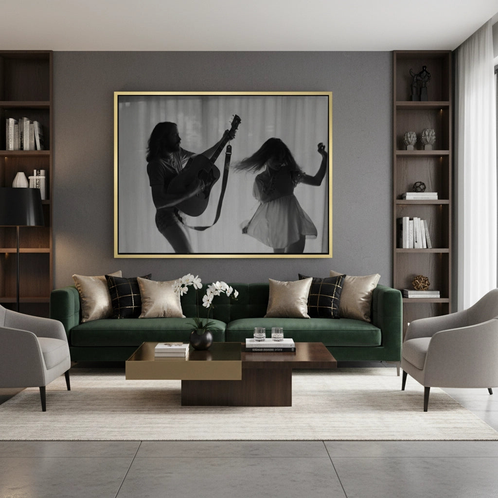 2Rhythm in Shadow - Canvas