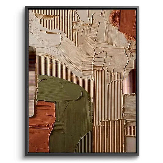 Ribbed Terracotta Abstract #RTA899