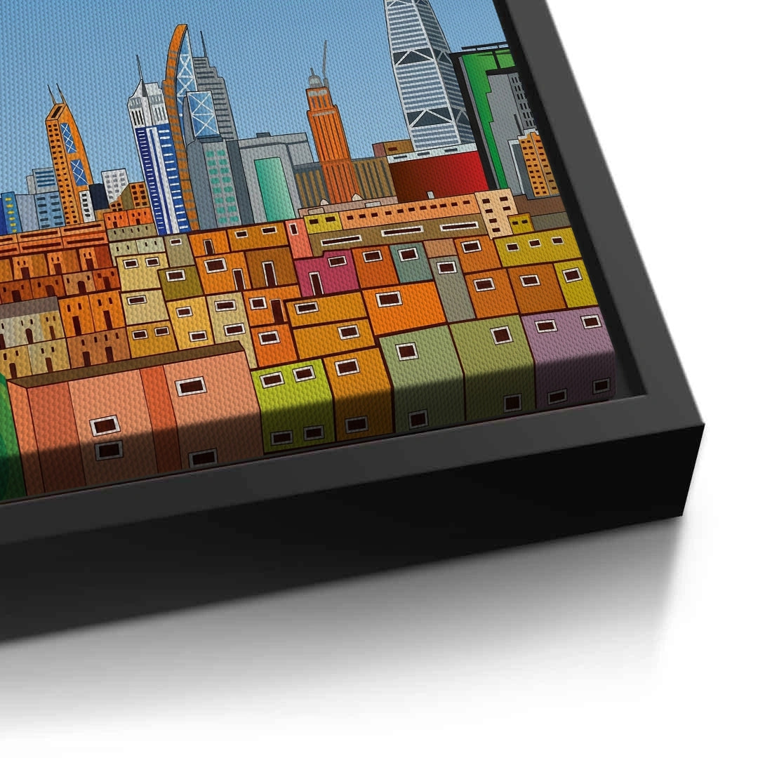 2Riyadh Cityscape - Canvas