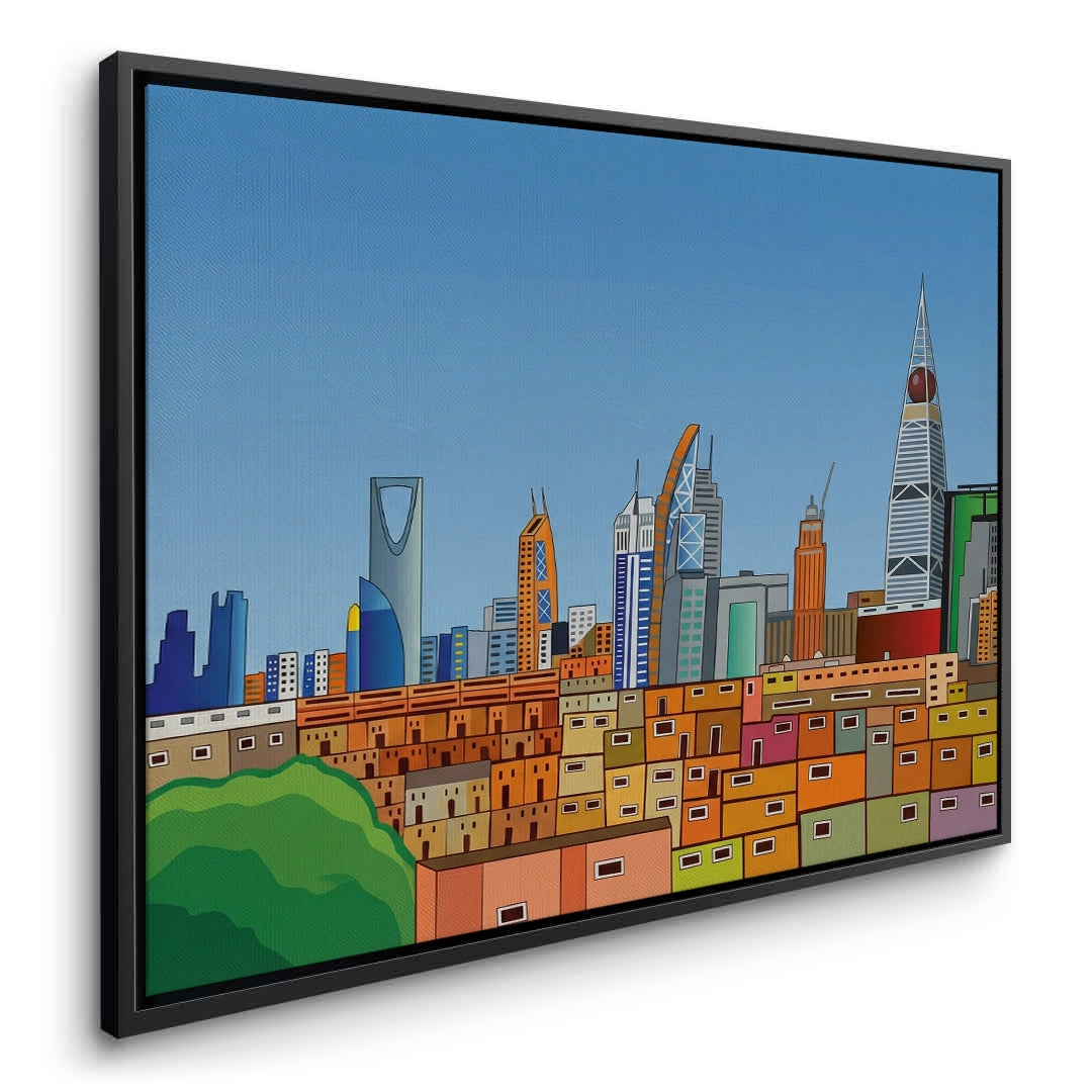 2Riyadh Cityscape - Canvas