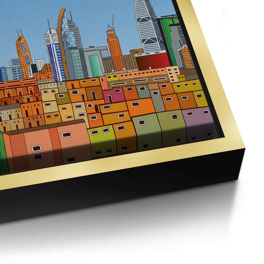 2Riyadh Cityscape - Canvas