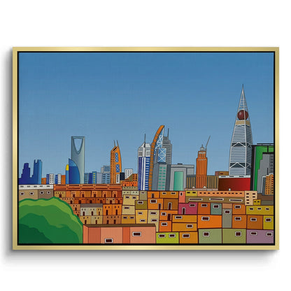 Riyadh Cityscape - Canvas
