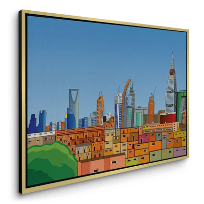 Riyadh Cityscape - Canvas