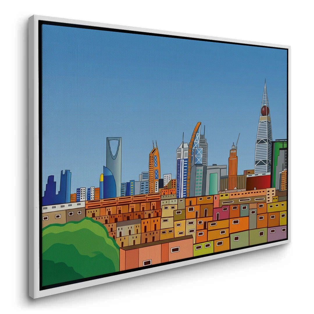 2Riyadh Cityscape - Canvas