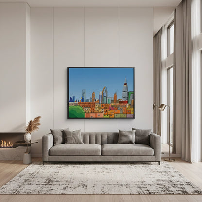Riyadh Cityscape - Canvas