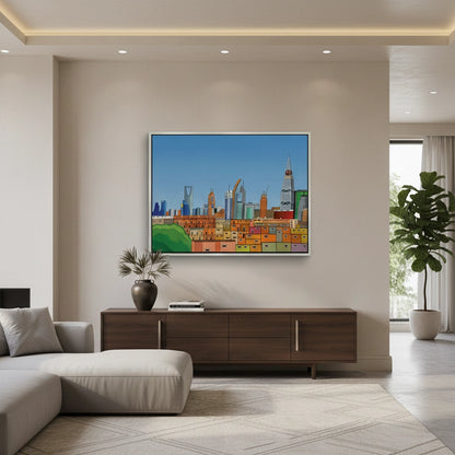 Riyadh Cityscape - Canvas