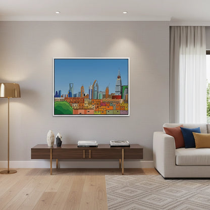 Riyadh Cityscape - Canvas