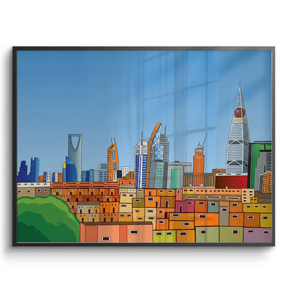 Riyadh Cityscape - Fine Art