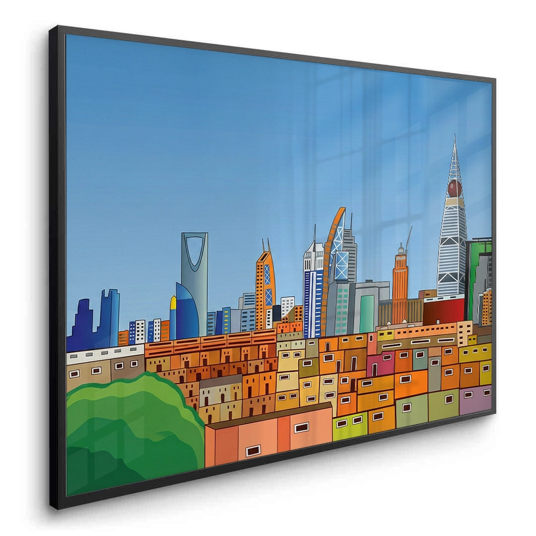 2Riyadh Cityscape - Fine Art