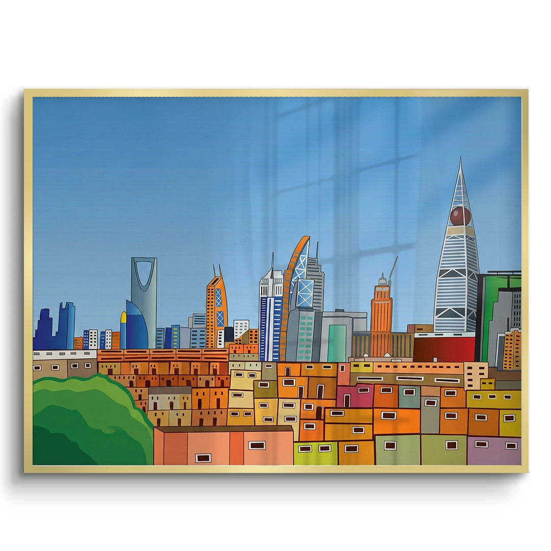 2Riyadh Cityscape - Fine Art