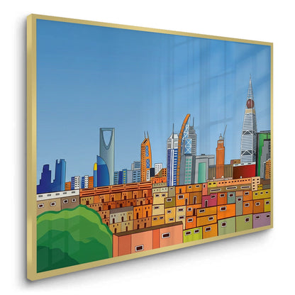 Riyadh Cityscape - Fine Art