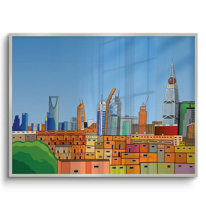 Riyadh Cityscape - Fine Art