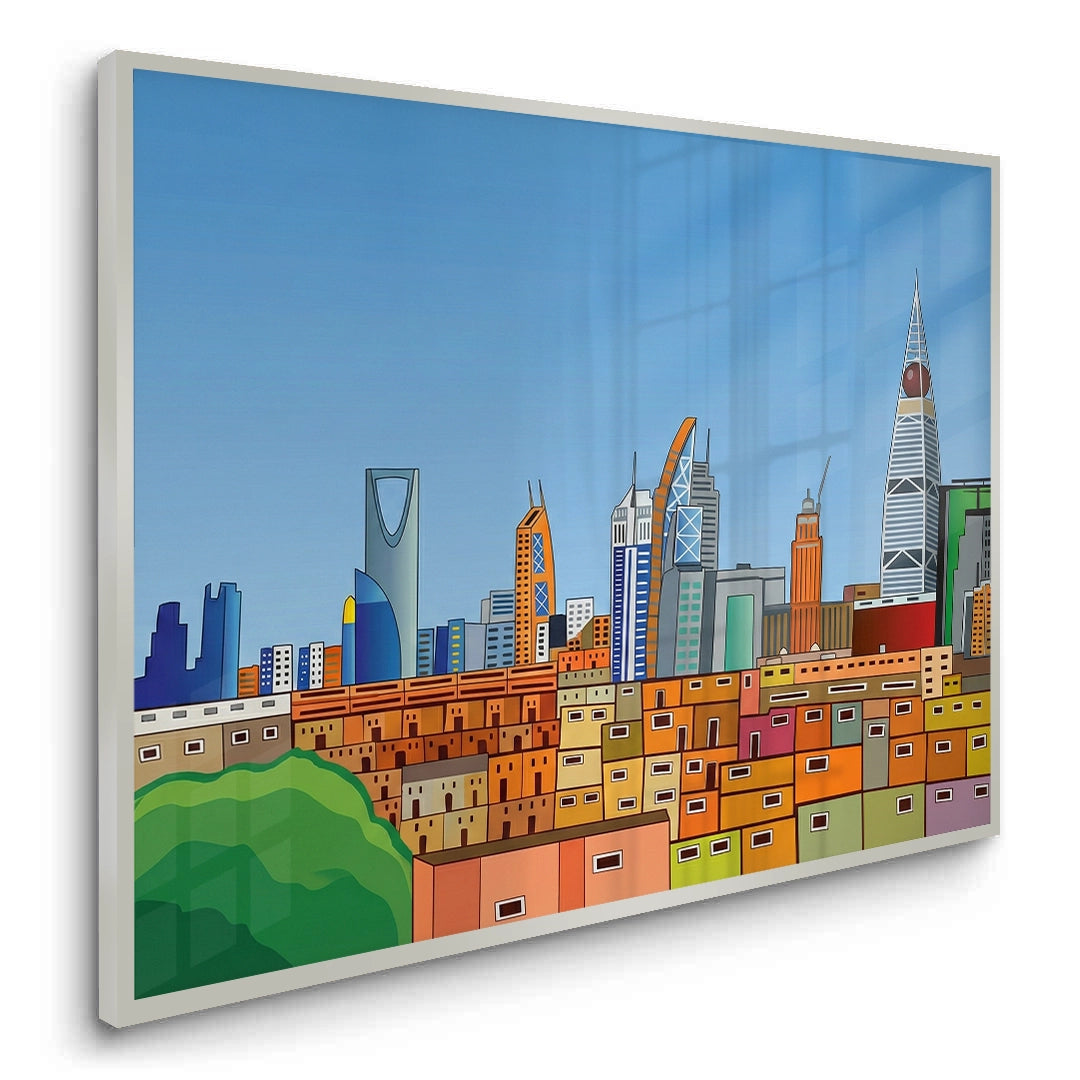 2Riyadh Cityscape - Fine Art