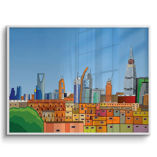 Riyadh Cityscape - Fine Art