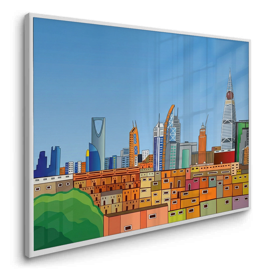 2Riyadh Cityscape - Fine Art