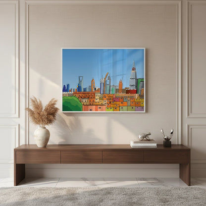 Riyadh Cityscape - Fine Art
