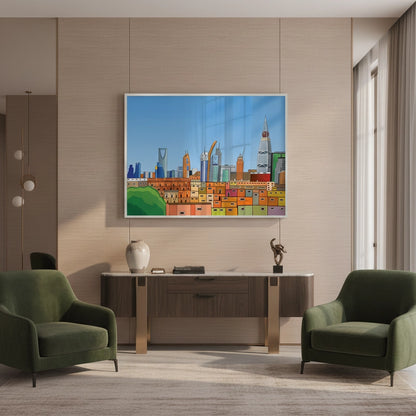 Riyadh Cityscape - Fine Art