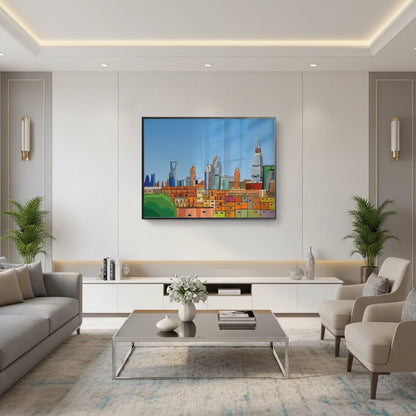 Riyadh Cityscape - Fine Art