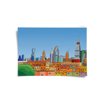Riyadh Cityscape - Poster