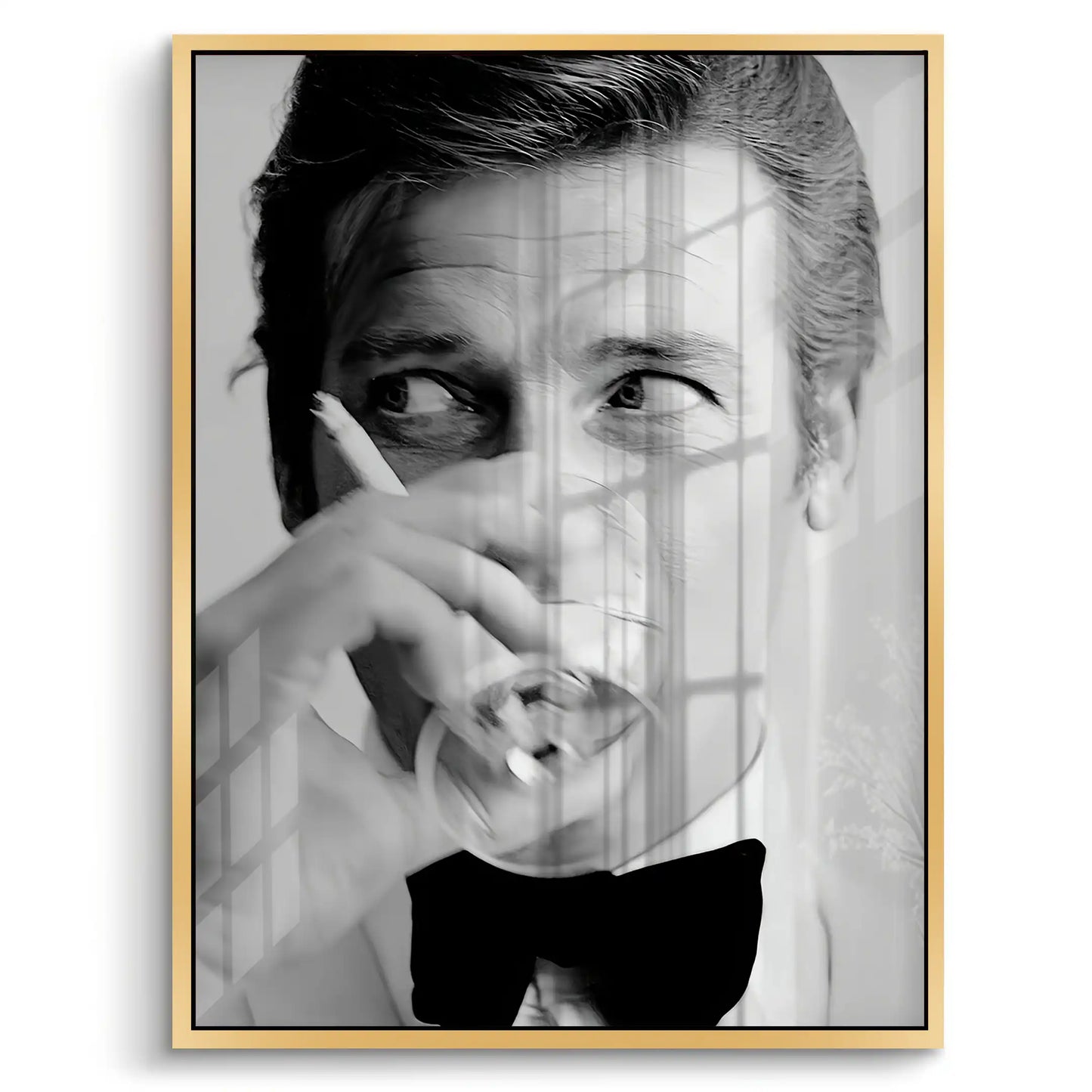 2Roger Moore Whiskey - Acrylic
