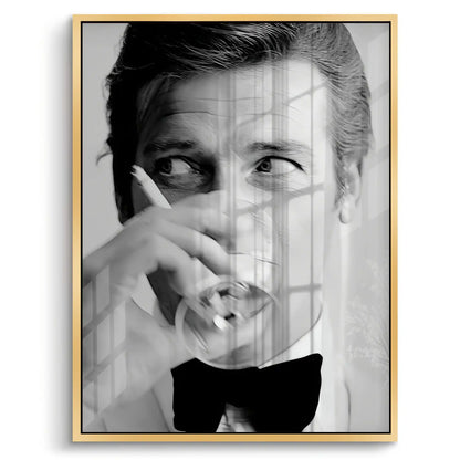 Roger Moore Whiskey - Acrylic