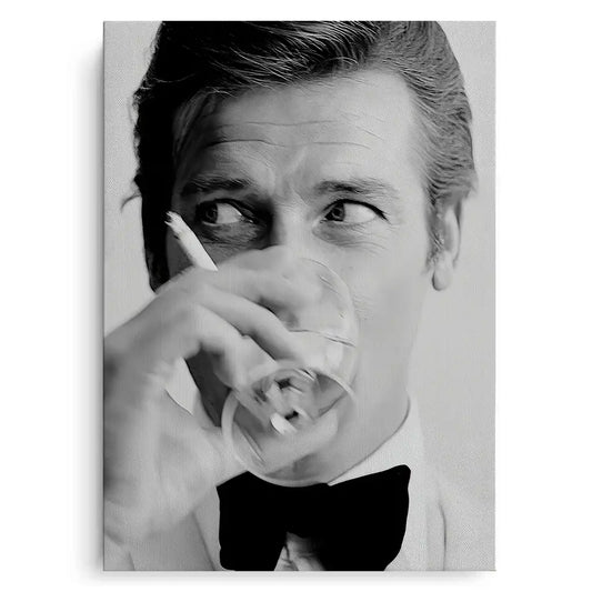 Roger Moore Whiskey - Canvas
