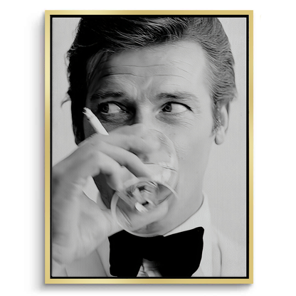 Roger Moore Whiskey - Canvas